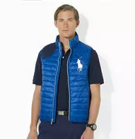 2013 ralph lauren veste sans manches advanced hommes big polo star bleu